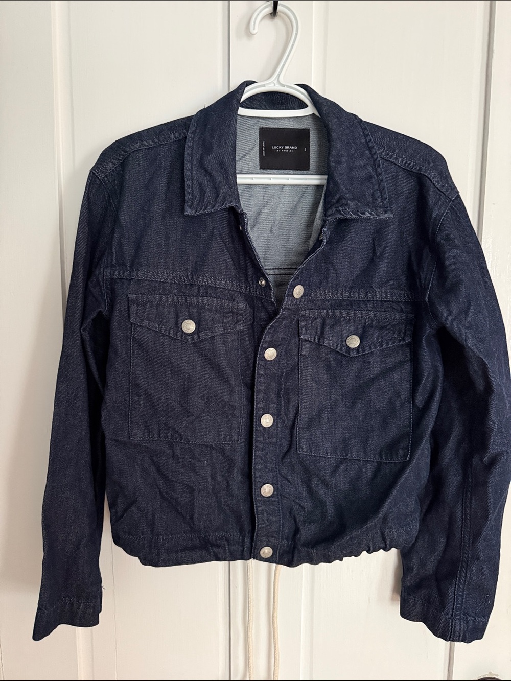 Lucky Brand Dark Blue Denim Shirt Jacket